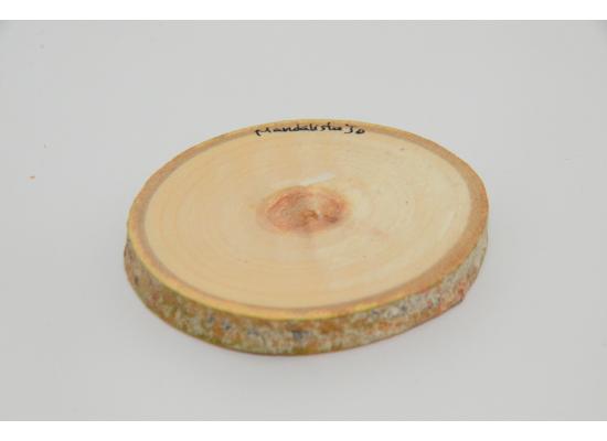 كوسترات خشب بفن الماندالا 